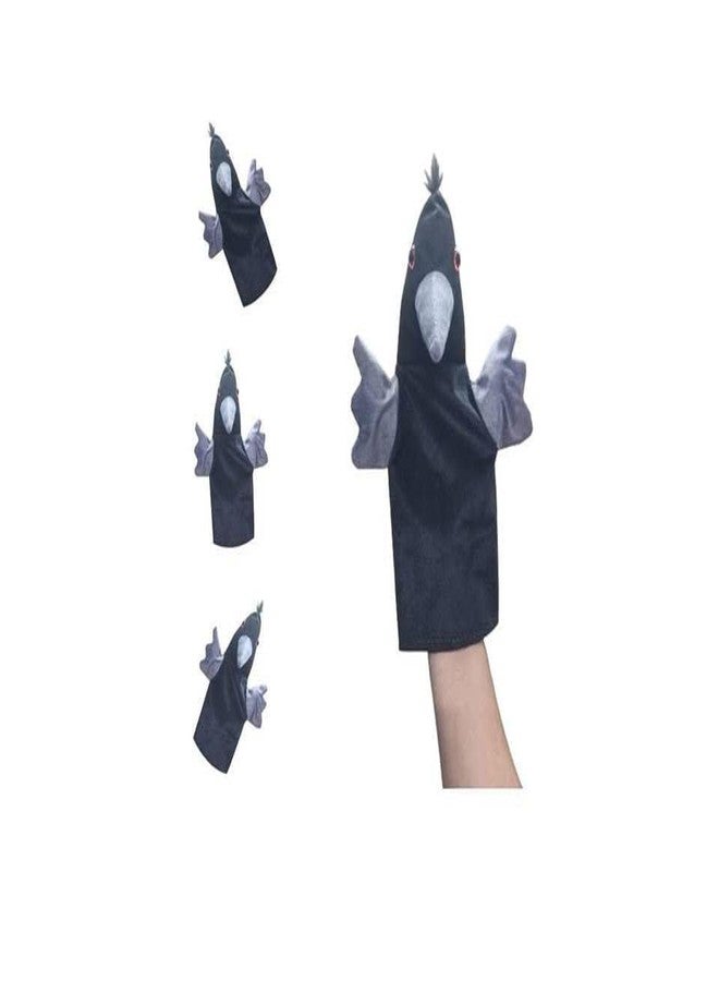 VARUSH Hand Puppet Set of 5 | Storytelling Animal Hand Puppets for Kids | Soft Plush Puppets | Crow, Monkey, Crocodile, Rabbit,Tortoise | Learning Toy for Toddler, Boys & Girl, Role-Play, School, Return Gift - Image 3